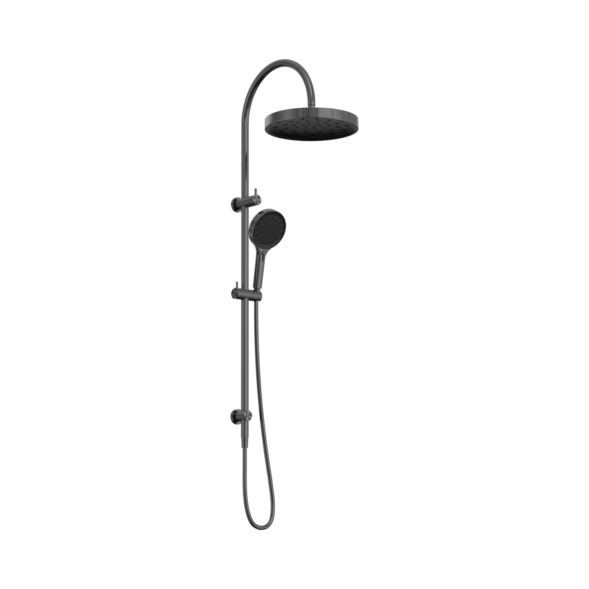 Nero Serenity Twin Shower, Gun Metal