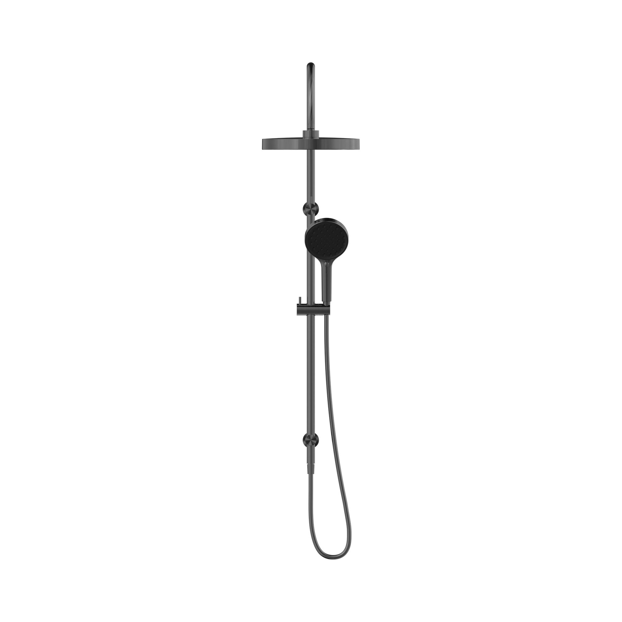 Nero Serenity Twin Shower, Gun Metal