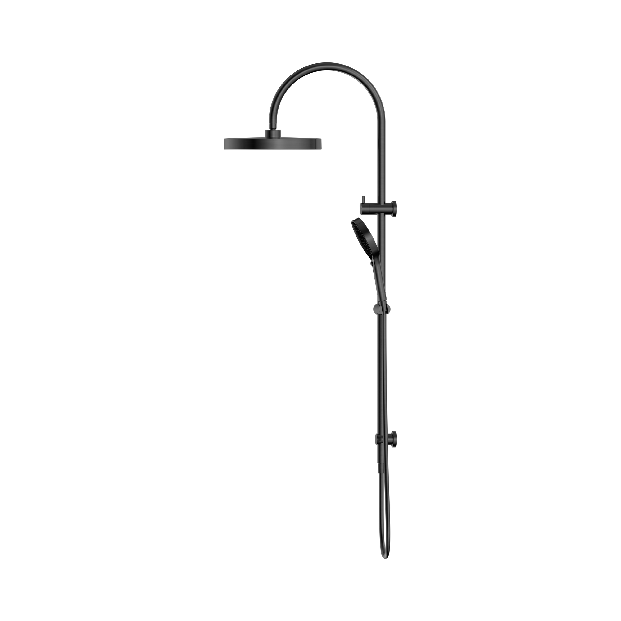 Nero Serenity Twin Shower, Gun Metal