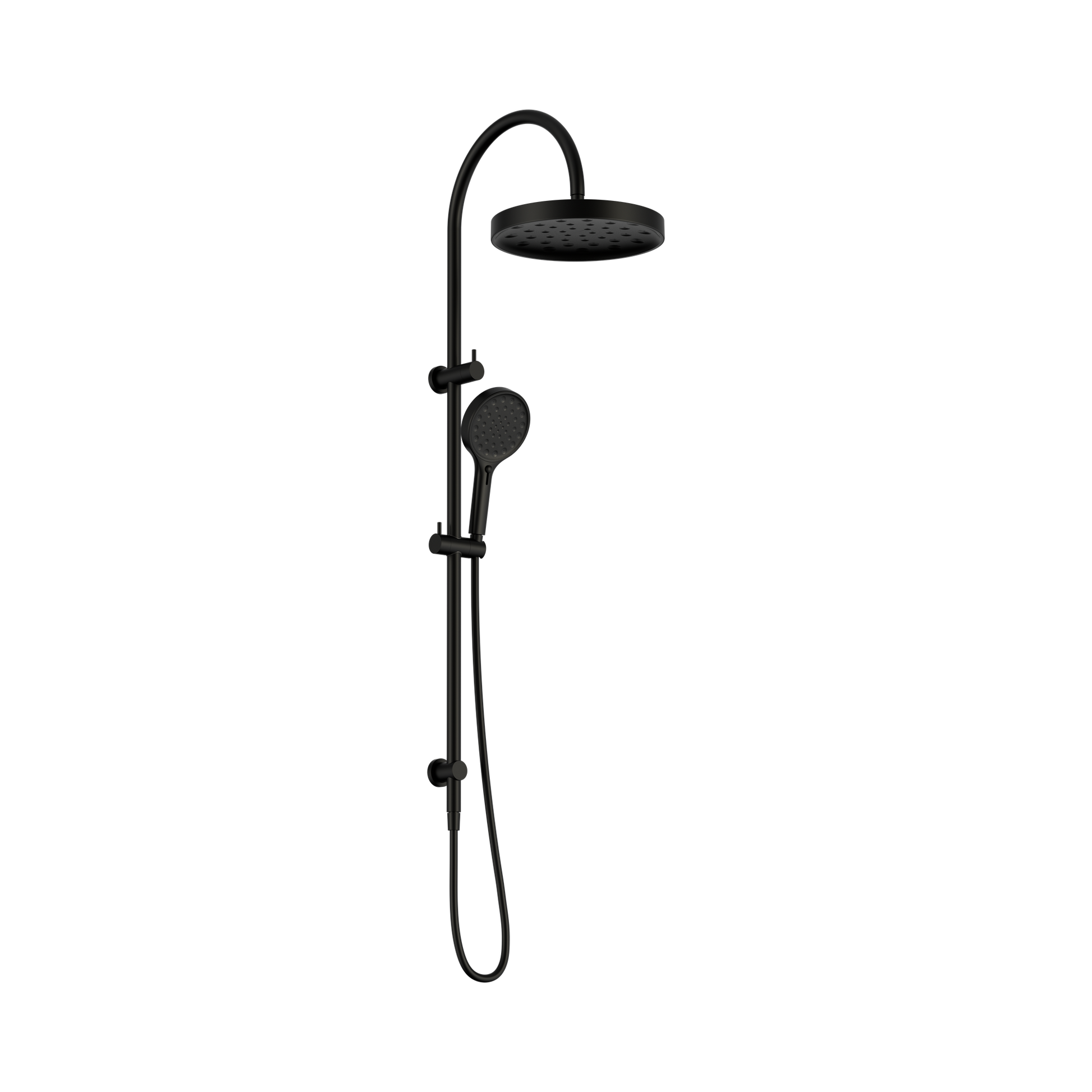 Nero Serenity Twin Shower, Matte Black