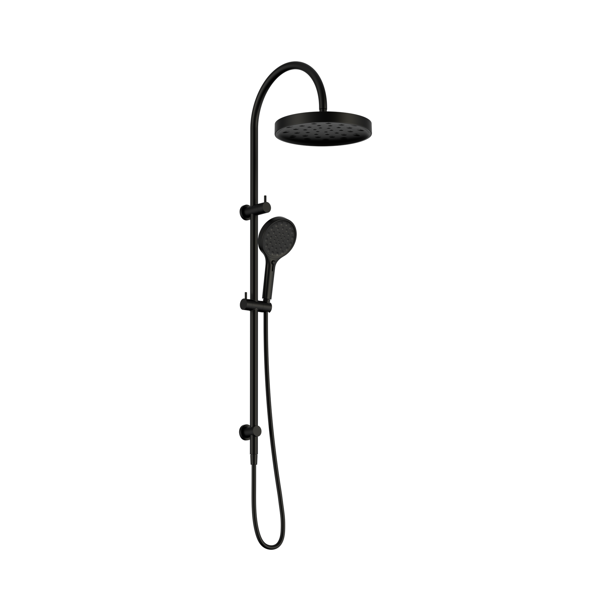 Nero Serenity Twin Shower, Matte Black