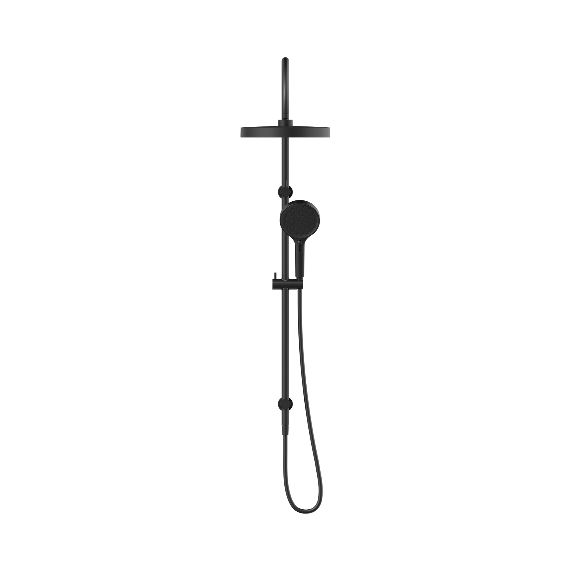 Nero Serenity Twin Shower, Matte Black