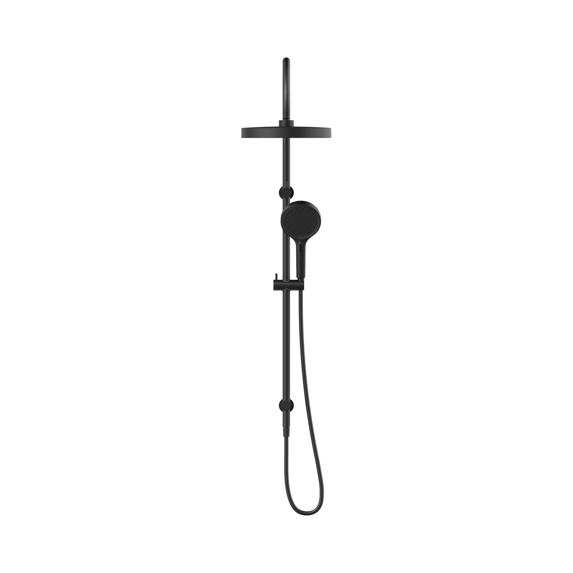 Nero Serenity Twin Shower, Matte Black