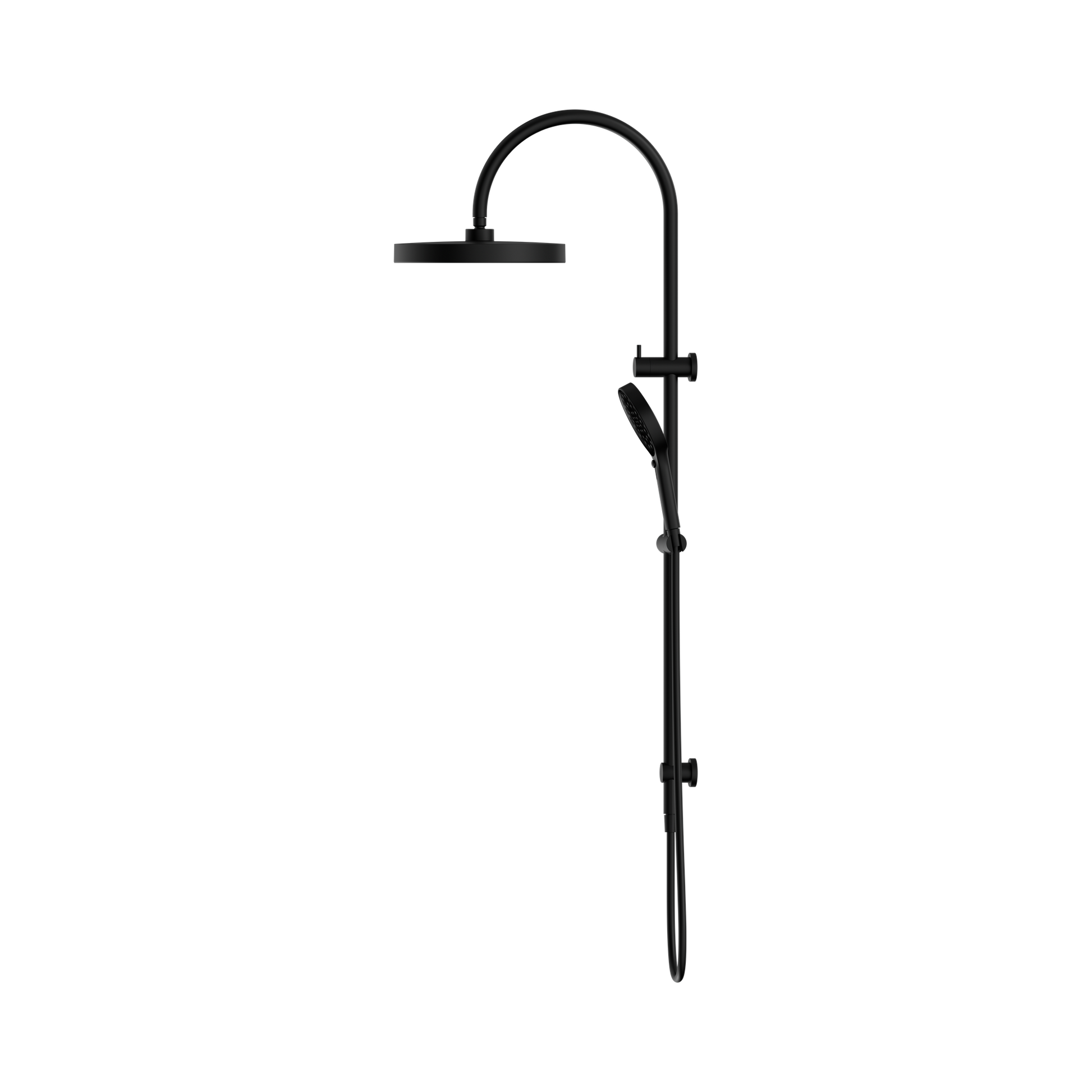 Nero Serenity Twin Shower, Matte Black