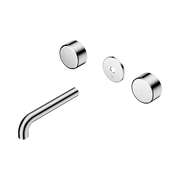 Nero Serenity Wall Basin Set 160mm Spout With Metal Handle Trim Kit Only, Chrome