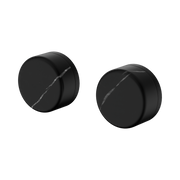 Nero Serenity Wall Top Assemblies With Marquina Black Handle, Matte Black