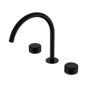 Nero Serenity Bath/Kitchen Set Arc Spout With Marquina Black Handle, Matte Black