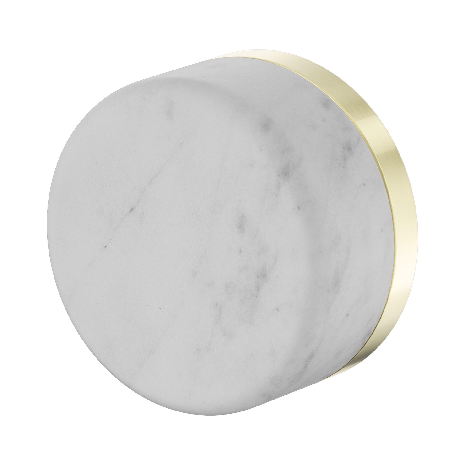 Nero Serenity Progressive Wall/Shower Mixer With Carrara Handle, Brushed Gold