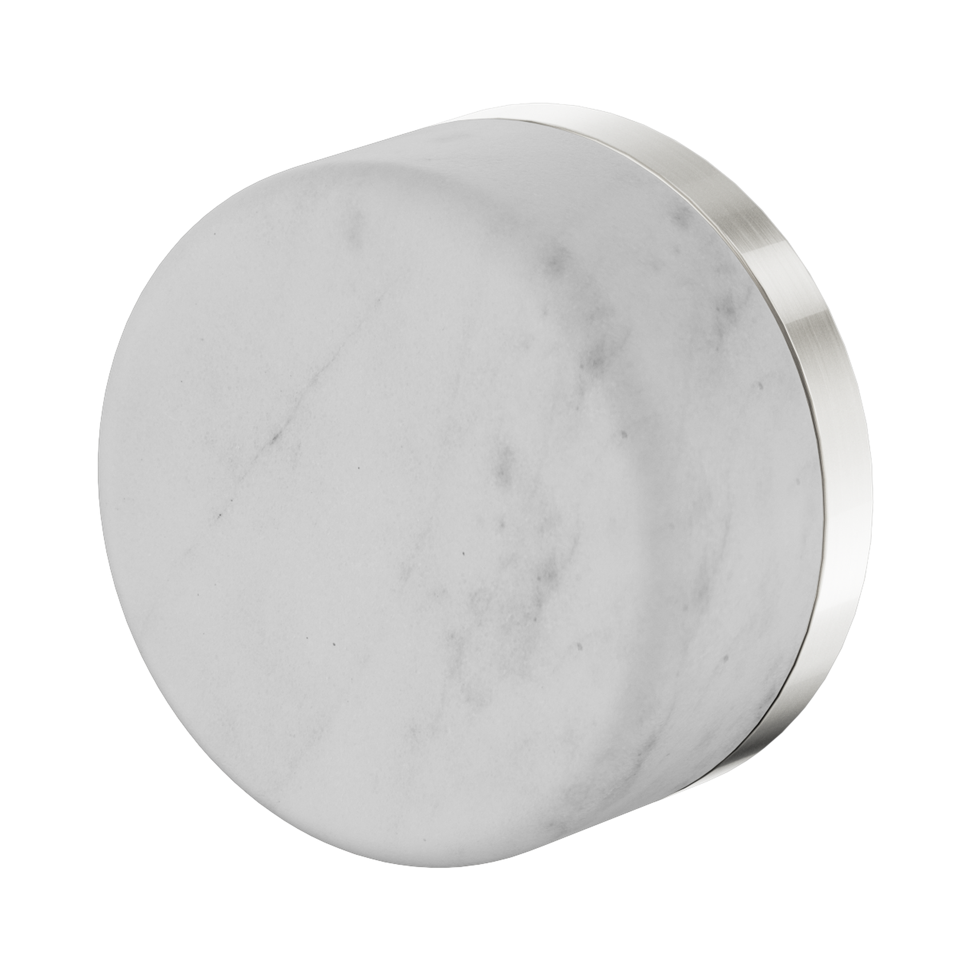 Nero Serenity Progressive Wall/Shower Mixer With Carrara Handle, Brushed Nickel