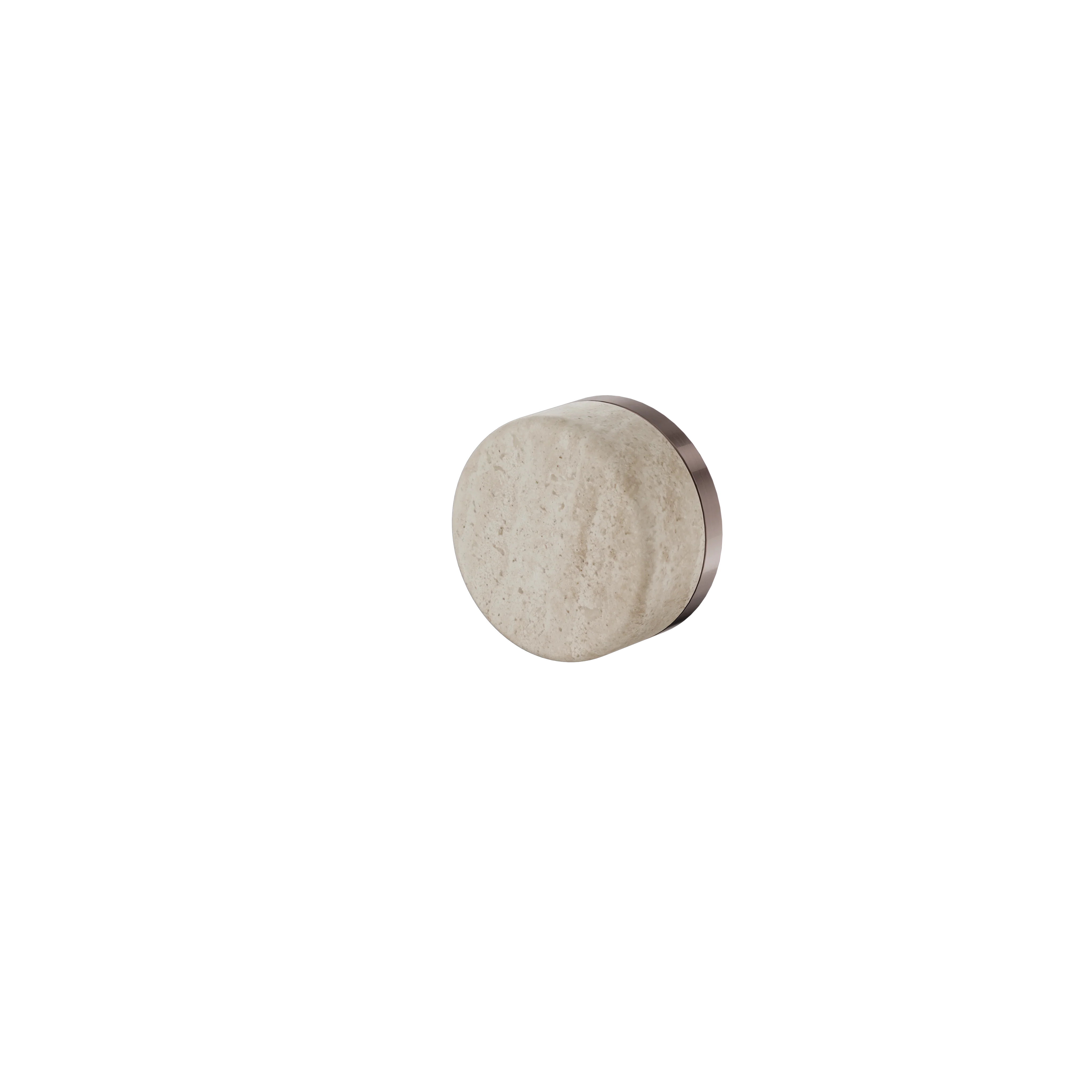 Nero Serenity Progressive Shower Mixer With Rome Travertine Handle