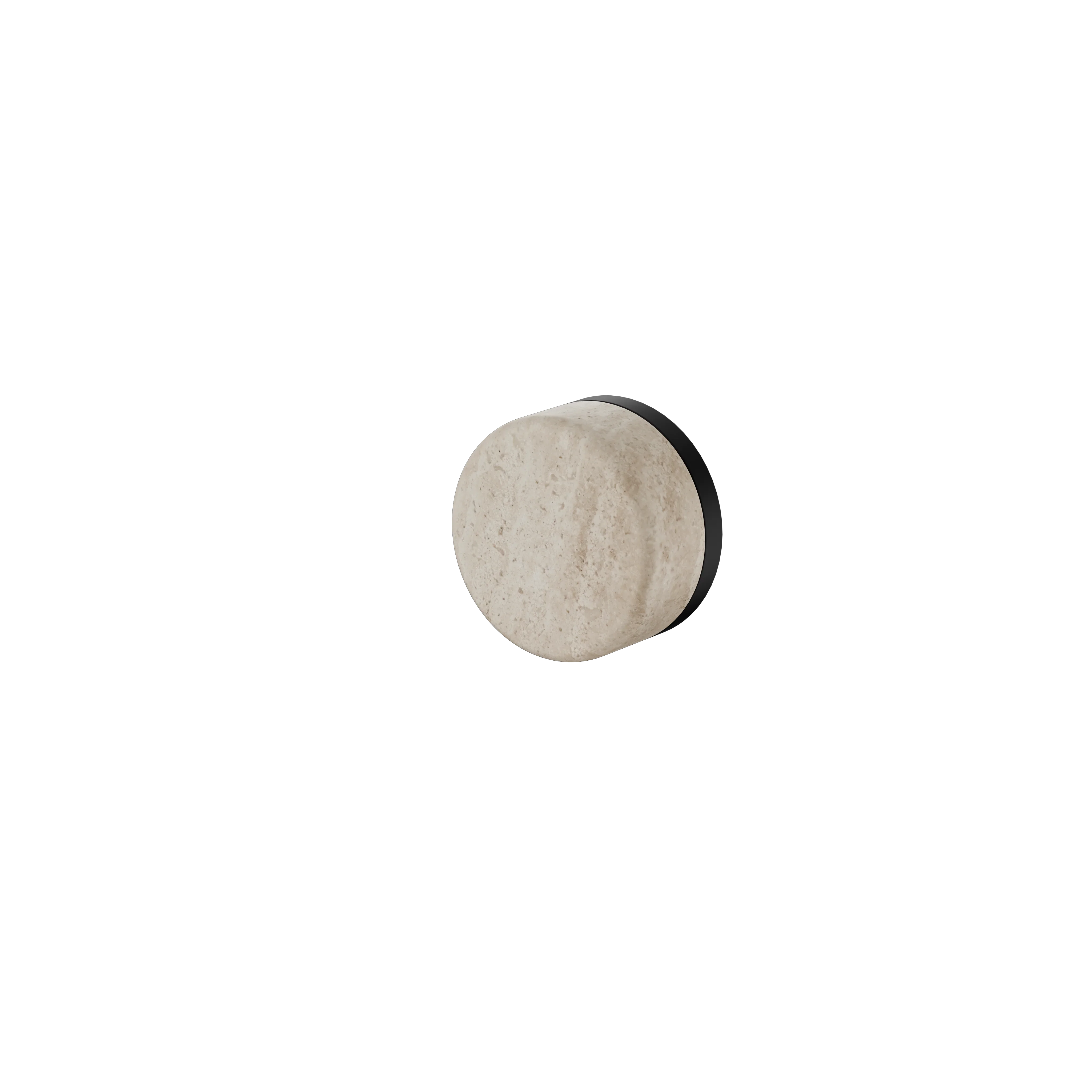 Nero Serenity Progressive Shower Mixer With Rome Travertine Handle