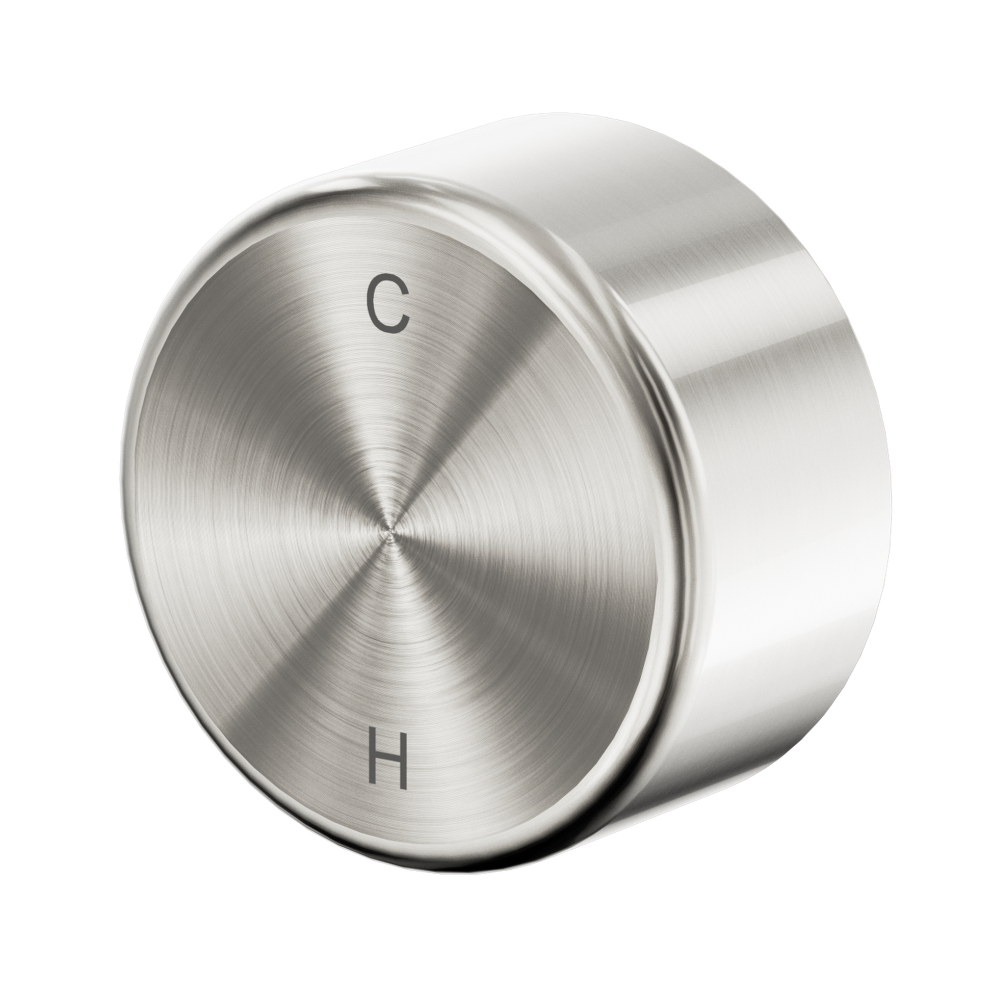 Nero Serenity Progressive Wall/Shower Mixer With Metal Handle, Brushed Nickel