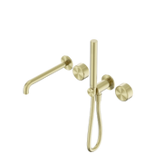 Nero Serenity Progressive Shower System With Spout With Metal Handle And Slim Shower