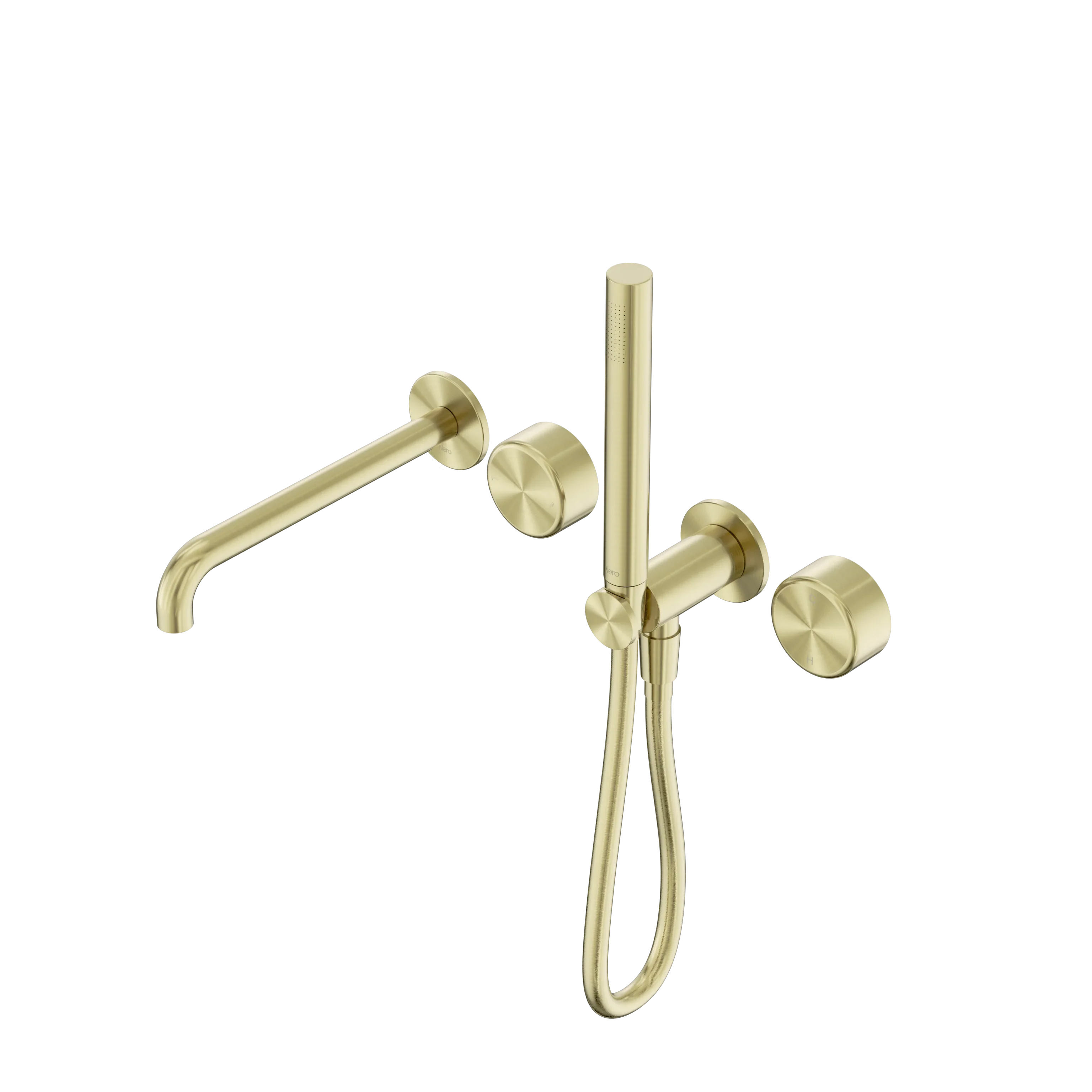 Nero Serenity Progressive Shower System With Spout With Metal Handle And Slim Shower