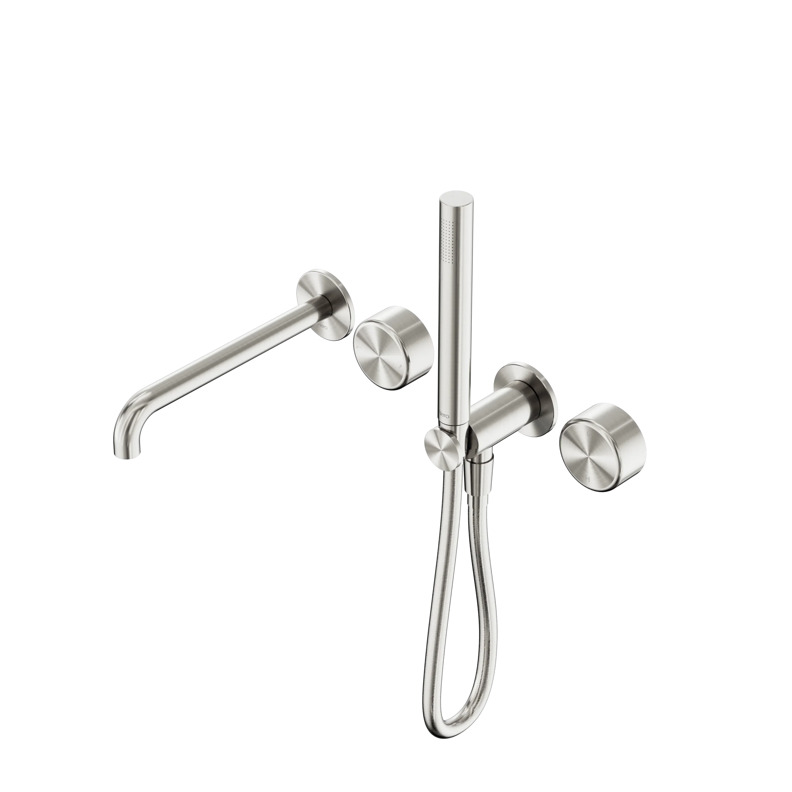 Nero Serenity Progressive Shower System With Spout With Metal Handle And Slim Shower