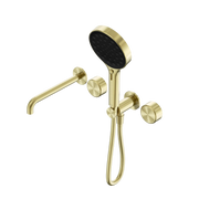 Nero Serenity Progressive Shower System With Spout With Metal Handle And Serenity Hand Shower