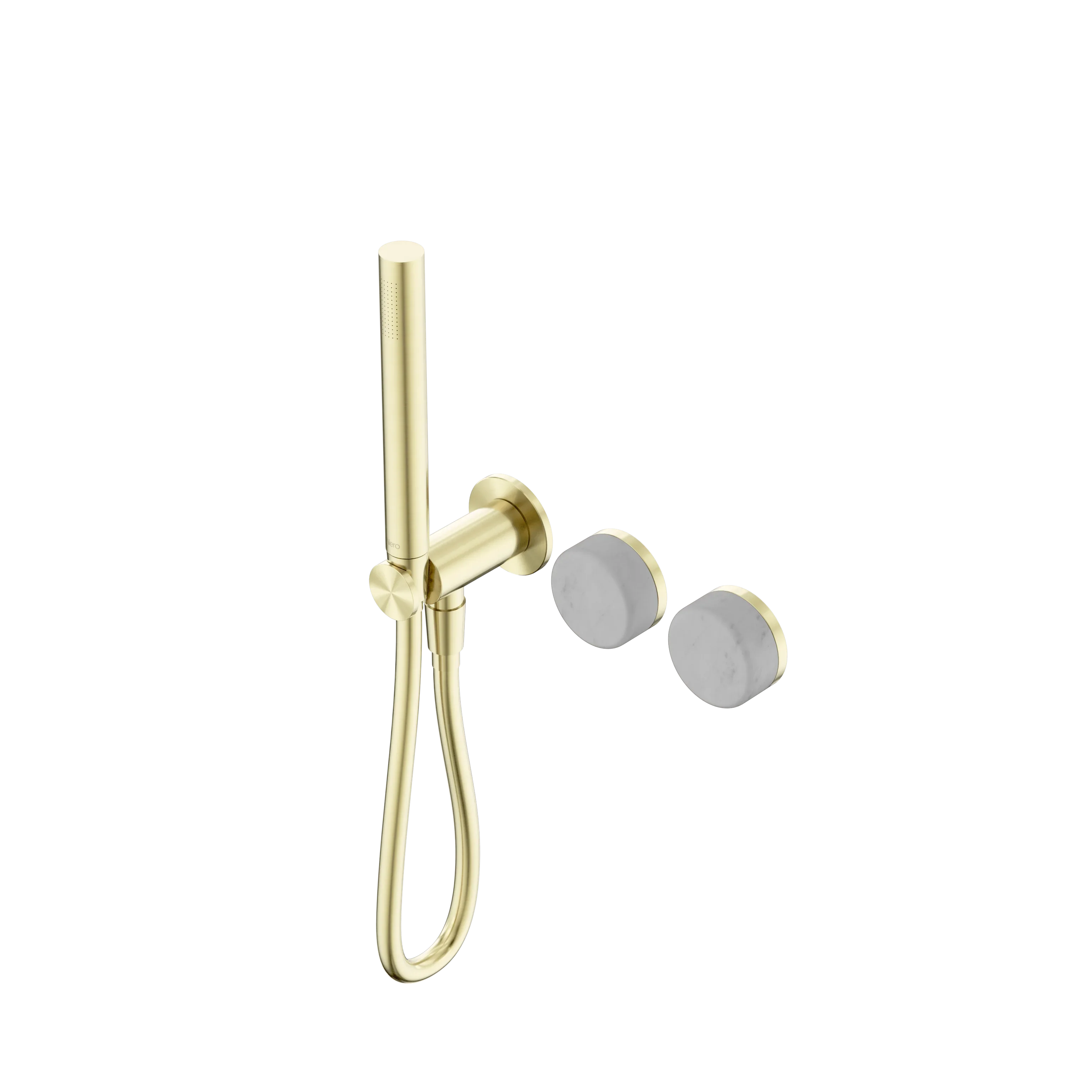 Nero Serenity Progressive Shower System With Carrara Handle And Slim Shower