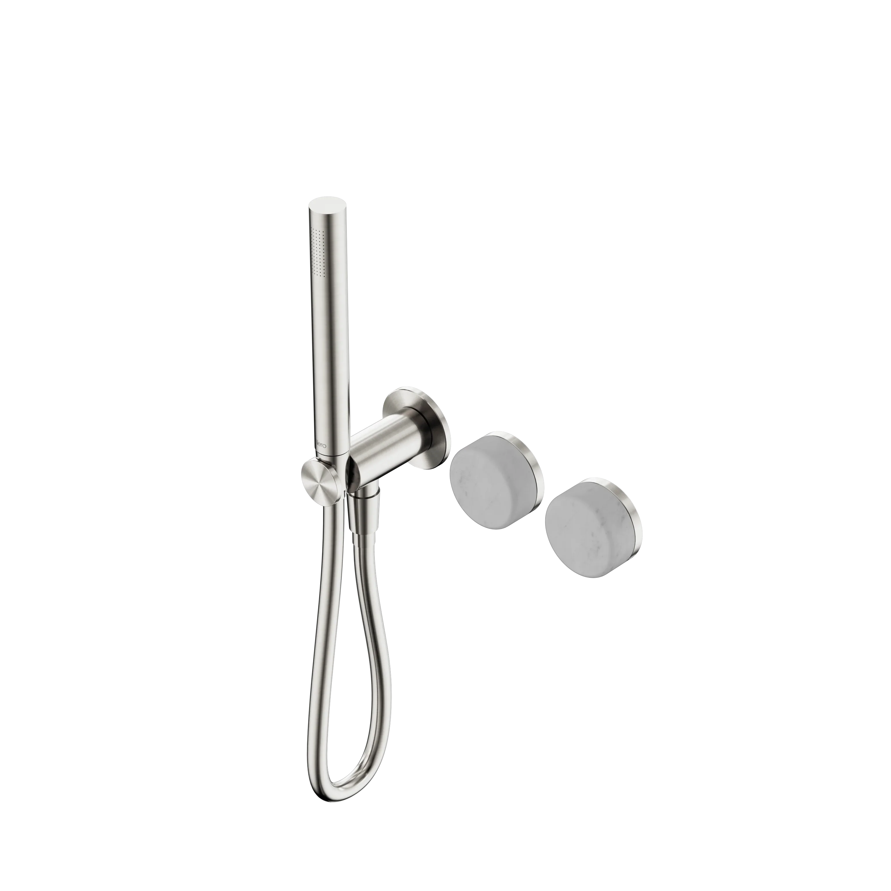Nero Serenity Progressive Shower System With Carrara Handle And Slim Shower