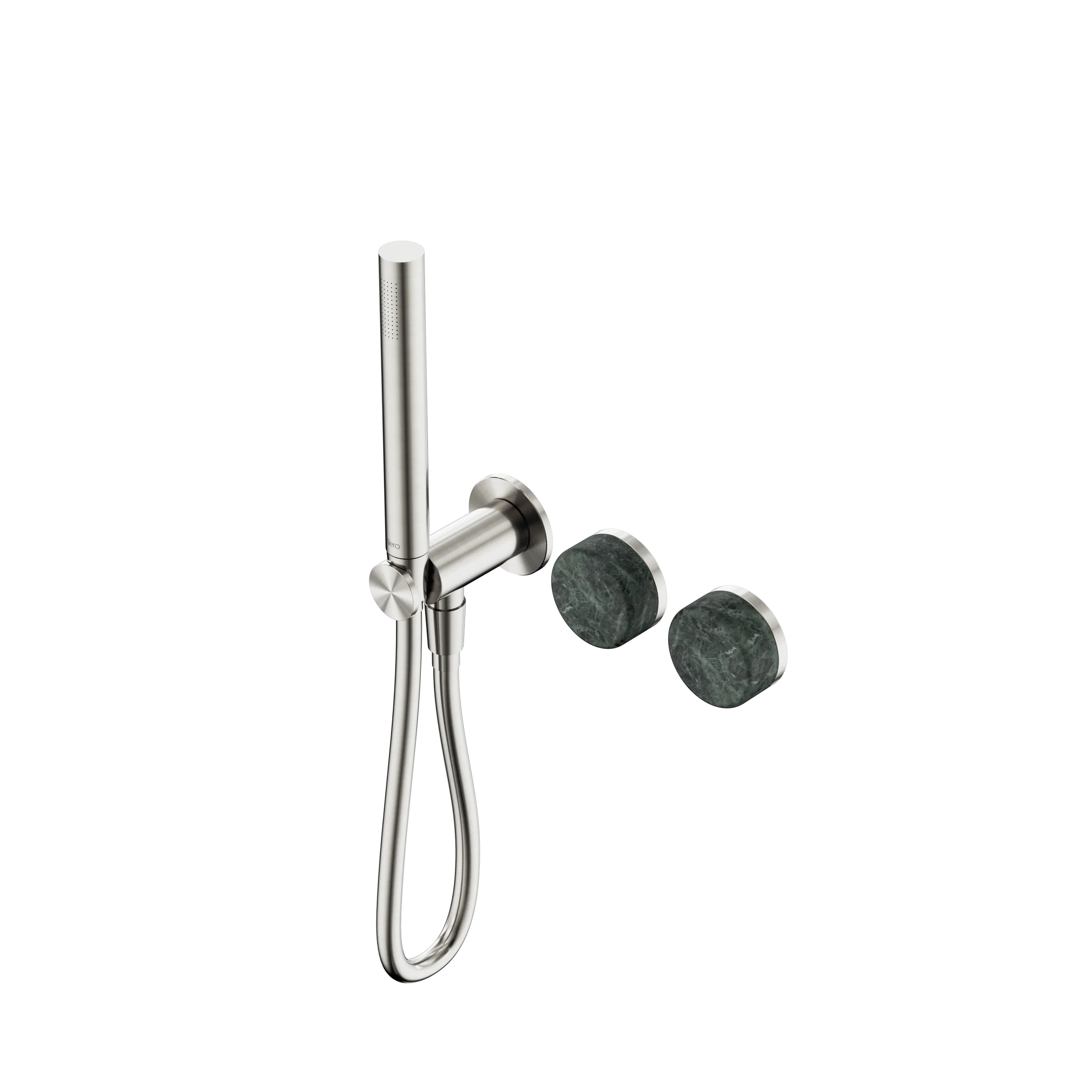 Nero Serenity Progressive Shower System With Verde Alpi Handle And Slim Shower