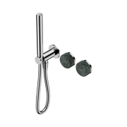 Nero Serenity Progressive Shower System With Verde Alpi Handle And Slim Shower, Chrome