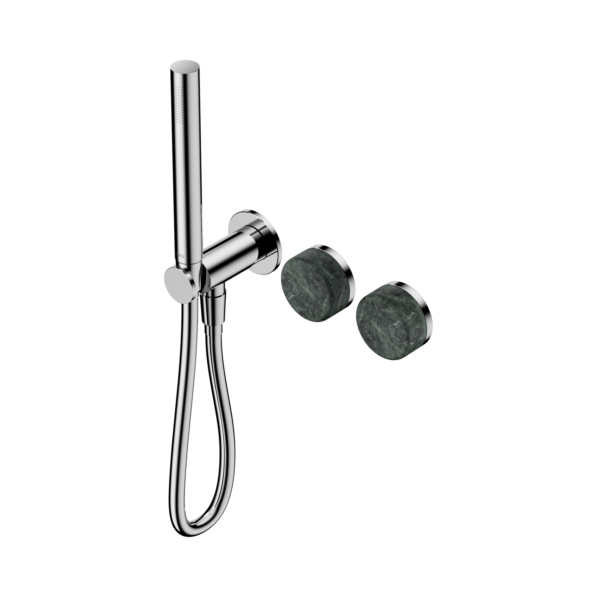 Nero Serenity Progressive Shower System With Verde Alpi Handle And Slim Shower, Chrome