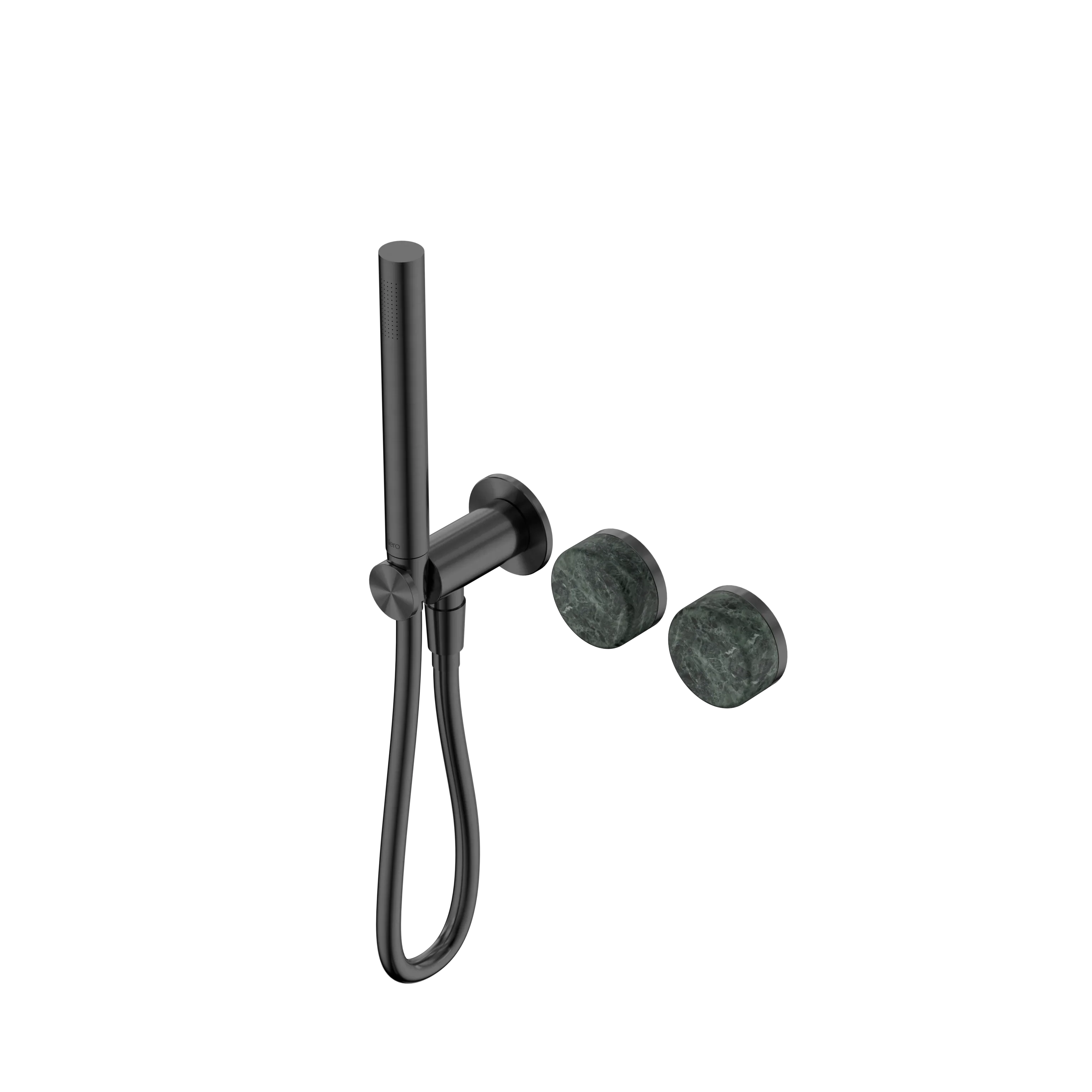 Nero Serenity Progressive Shower System With Verde Alpi Handle And Slim Shower