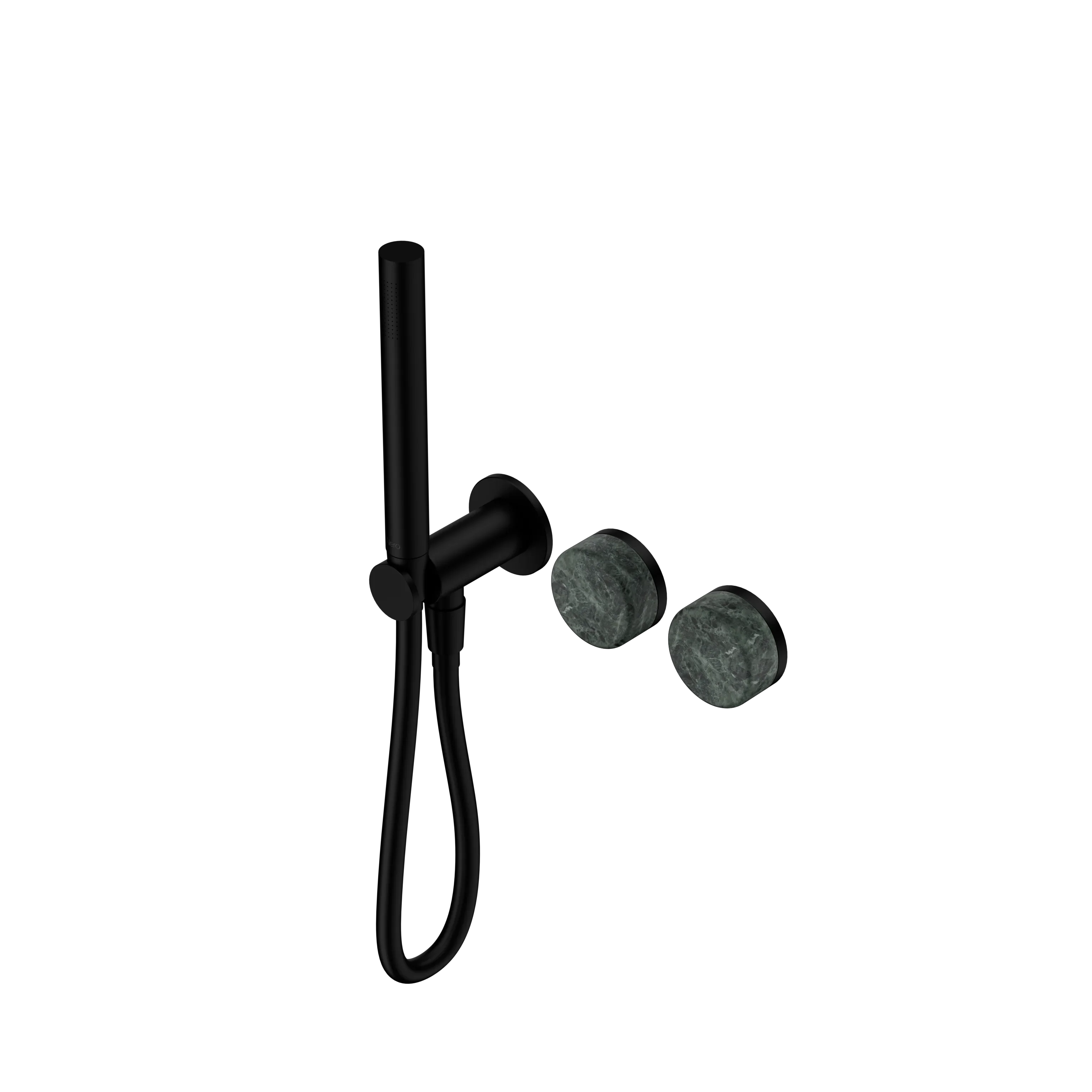 Nero Serenity Progressive Shower System With Verde Alpi Handle And Slim Shower