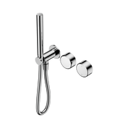 Nero Serenity Progressive Shower System With Metal Handle And Slim Shower, Chrome