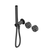 Nero Serenity Progressive Shower System With Metal Handle And Slim Shower, Gun Metal