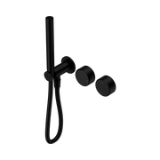 Nero Serenity Progressive Shower System With Metal Handle And Slim Shower, Matte Black