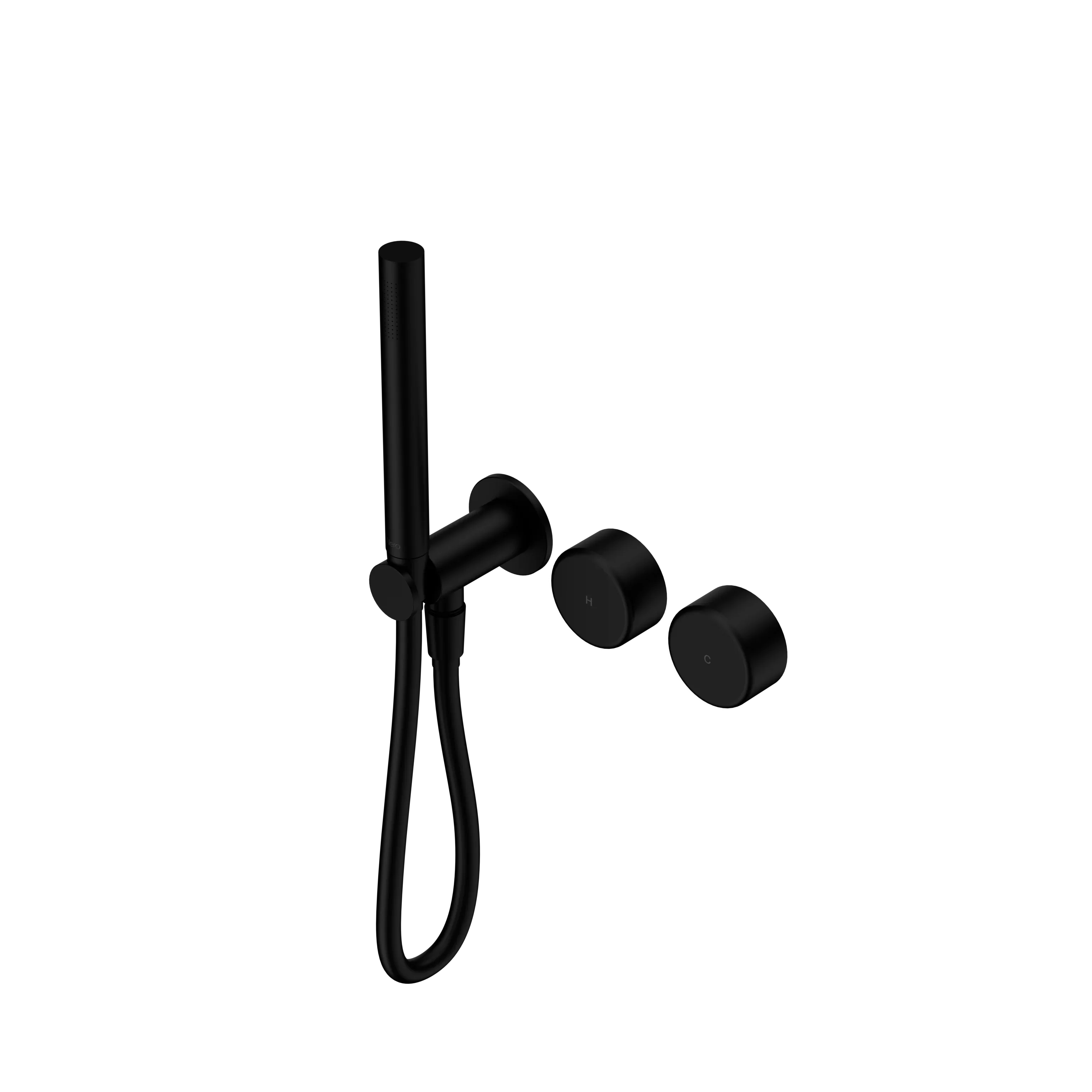 Nero Serenity Progressive Shower System With Metal Handle And Slim Shower