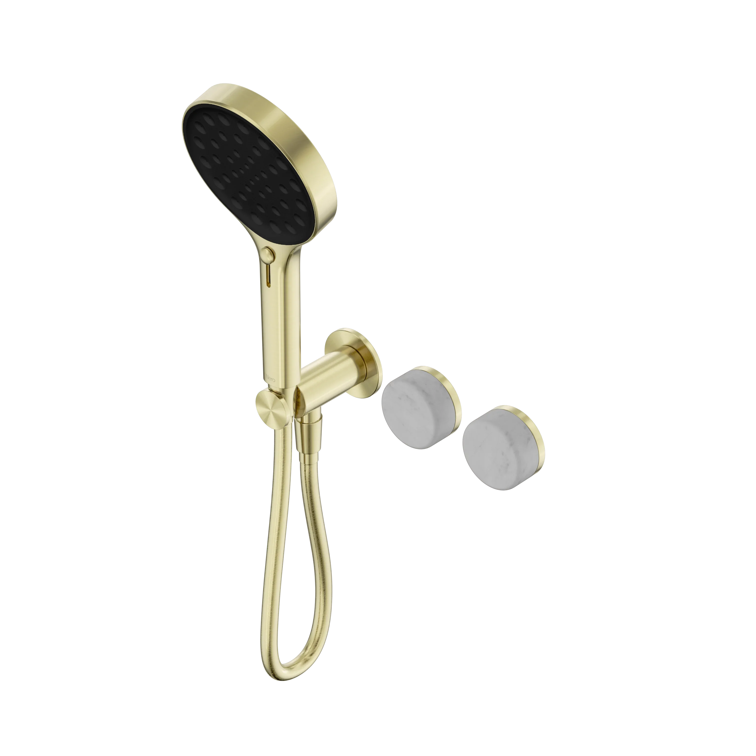 Nero Serenity Progressive Shower System With Carrara Handle And Serenity Hand Shower