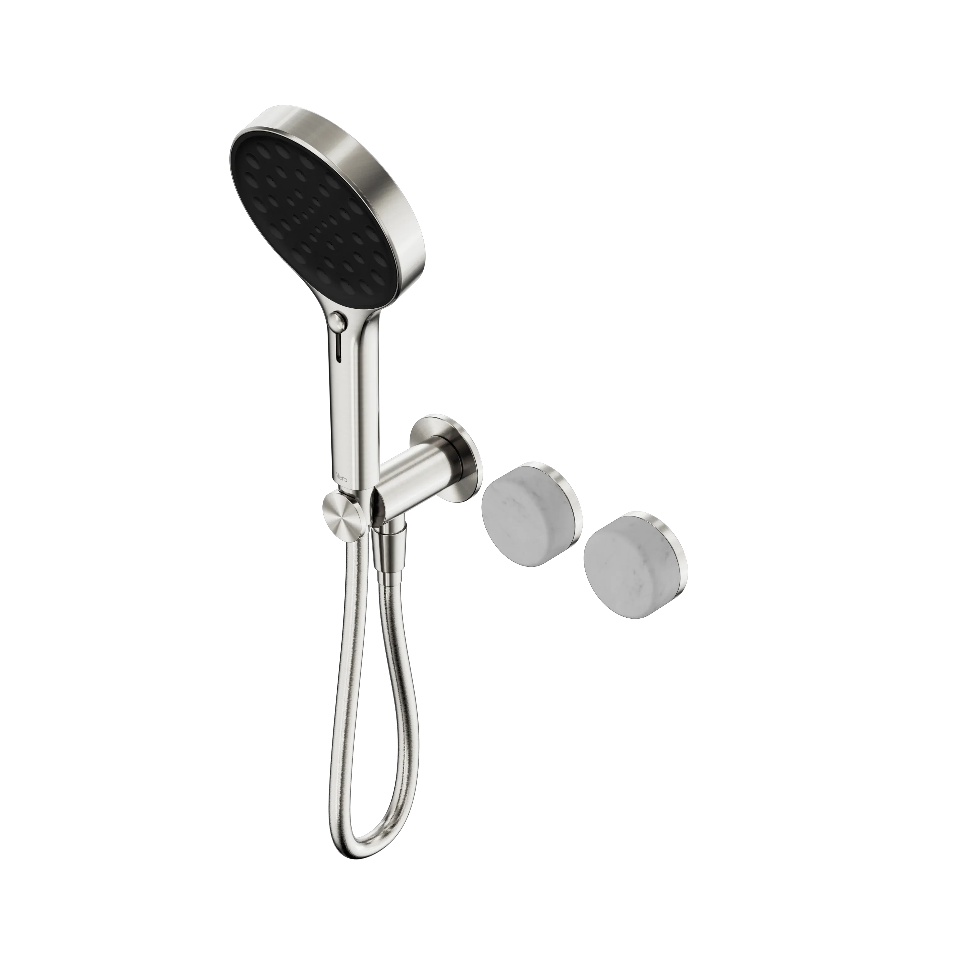 Nero Serenity Progressive Shower System With Carrara Handle And Serenity Hand Shower