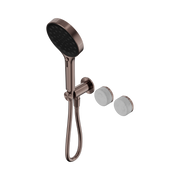 Nero Serenity Progressive Shower System With Carrara Handle And Serenity Hand Shower, Brushed Bronze