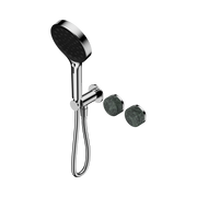 Nero Serenity Progressive Shower System With Verde Alpi Handle And Serenity Hand Shower, Chrome