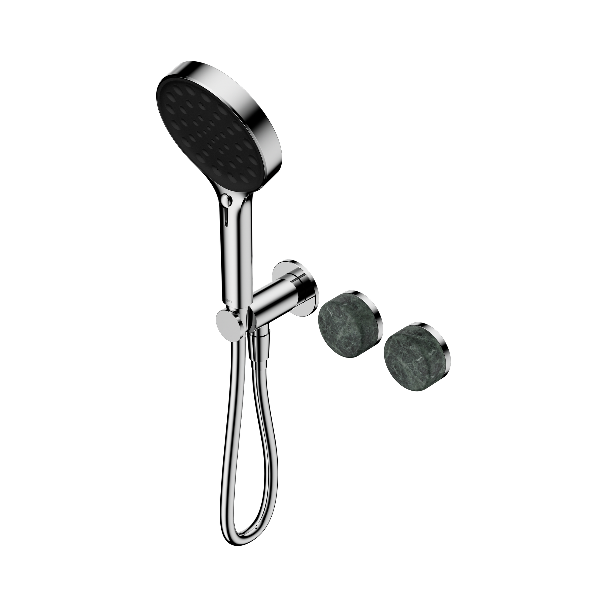 Nero Serenity Progressive Shower System With Verde Alpi Handle And Serenity Hand Shower, Chrome