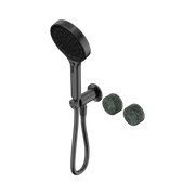 Nero Serenity Progressive Shower System With Verde Alpi Handle And Serenity Hand Shower, Gun Metal