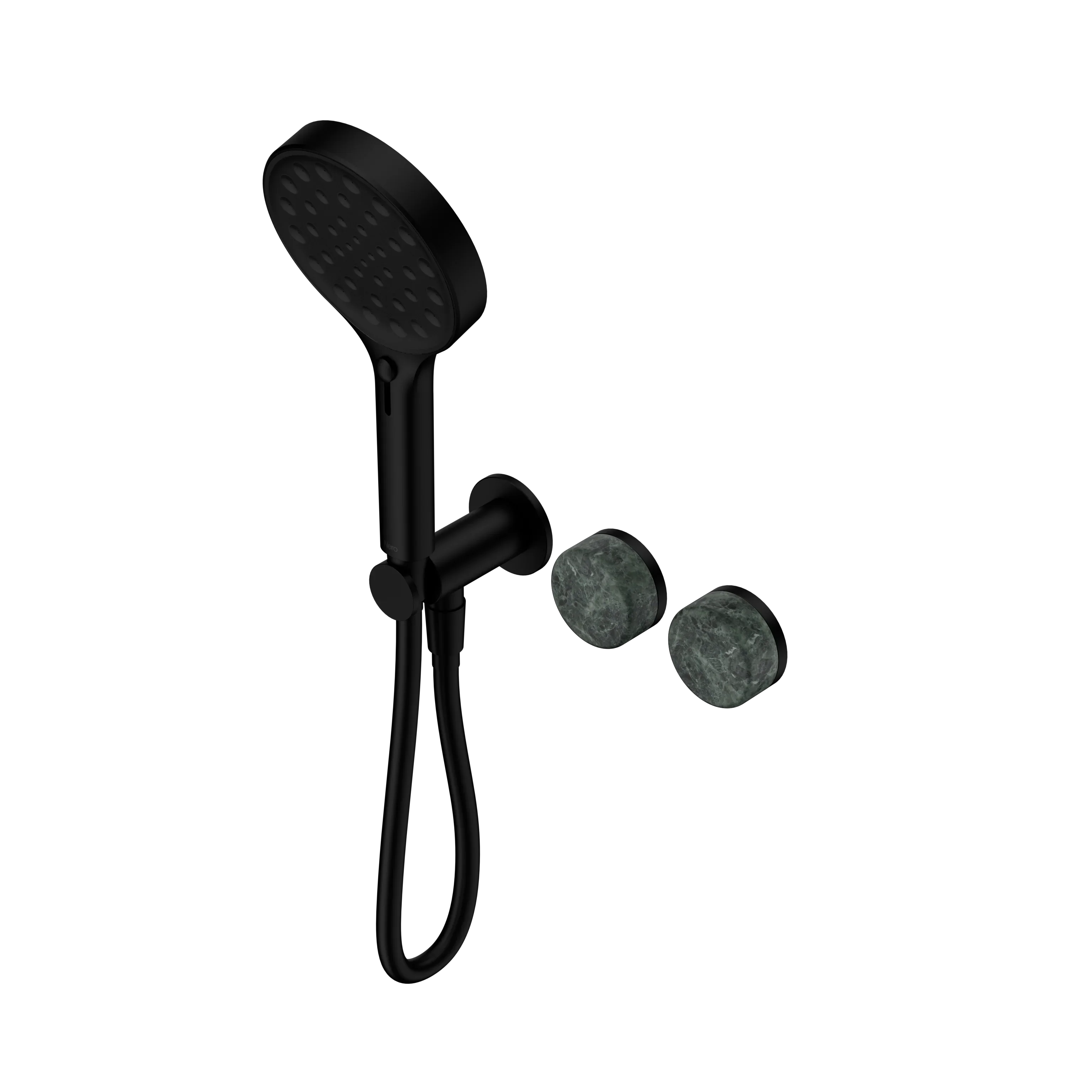 Nero Serenity Progressive Shower System With Verde Alpi Handle And Serenity Hand Shower