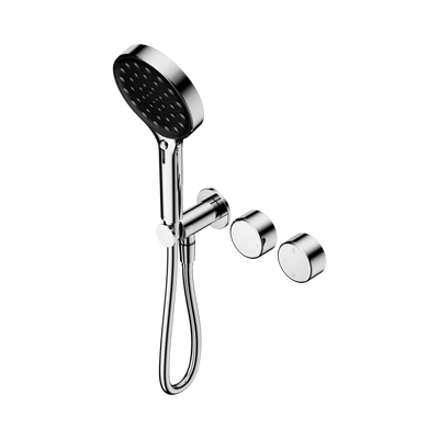 Nero Serenity Progressive Shower System With Metal Handle And Serenity Hand Shower, Chrome