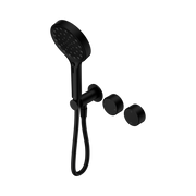 Nero Serenity Progressive Shower System With Metal Handle And Serenity Hand Shower, Matte Black
