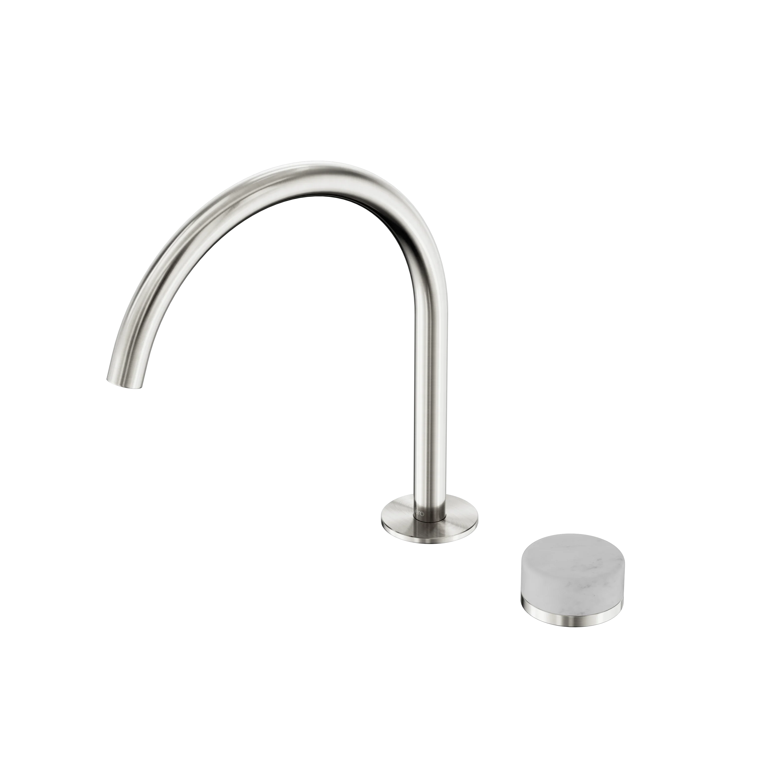 Nero Serenity Progressive Bath/Kitchen Mixer Arc Spout With Carrara Handle