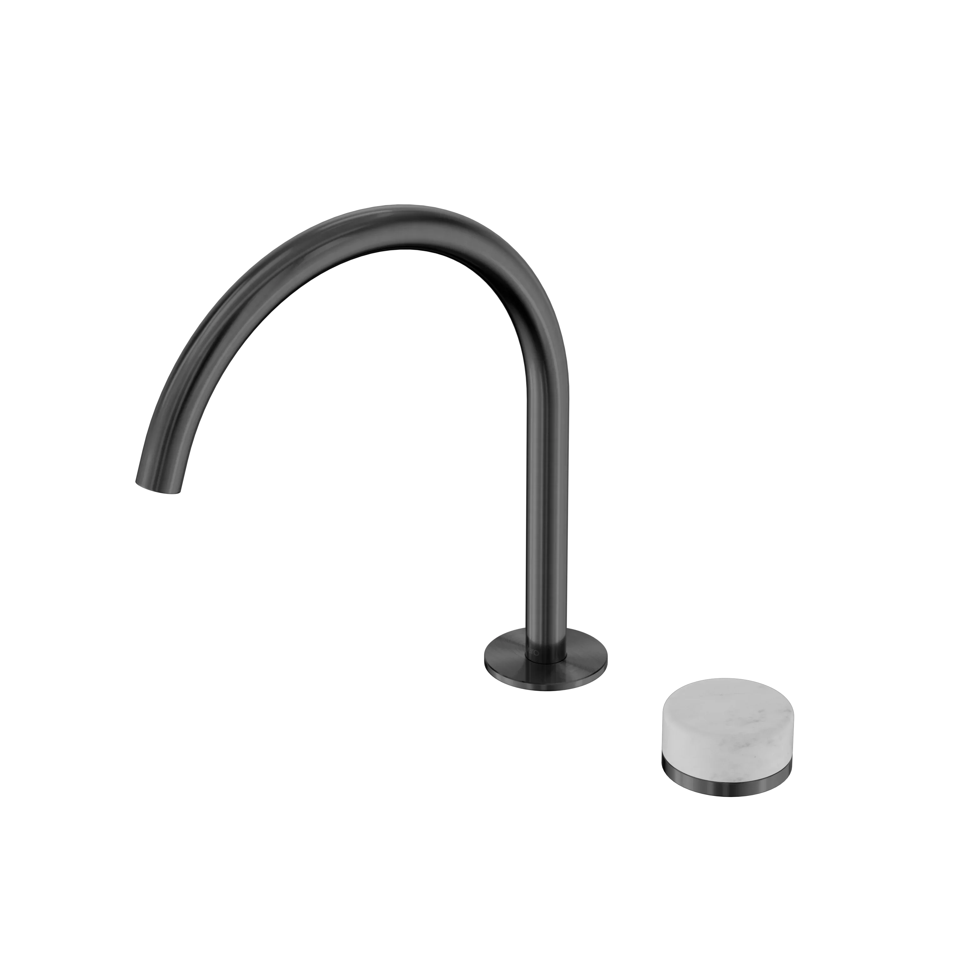 Nero Serenity Progressive Bath/Kitchen Mixer Arc Spout With Carrara Handle