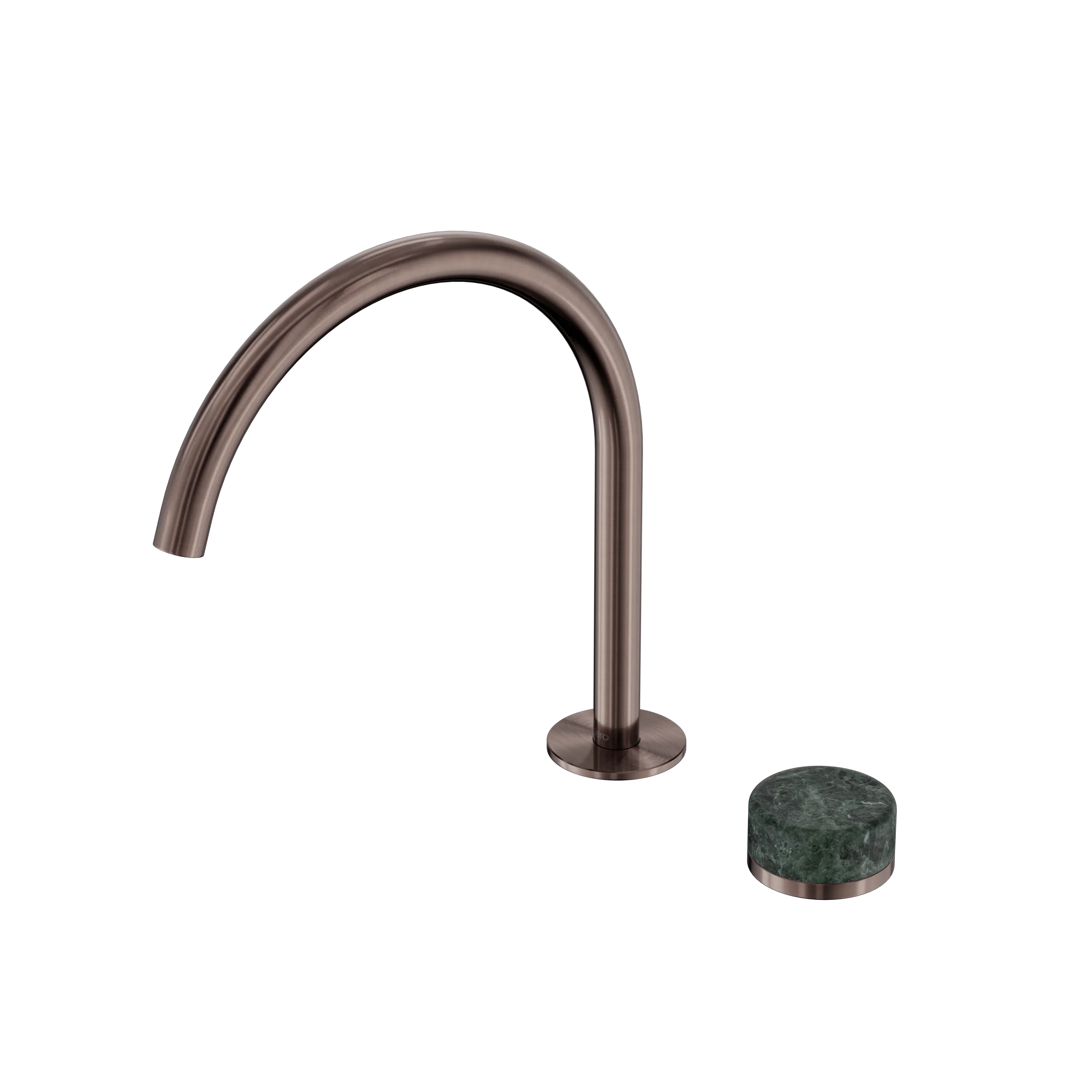Nero Serenity Progressive Bath/Kitchen Mixer Arc Spout With Verde Alpi Handle