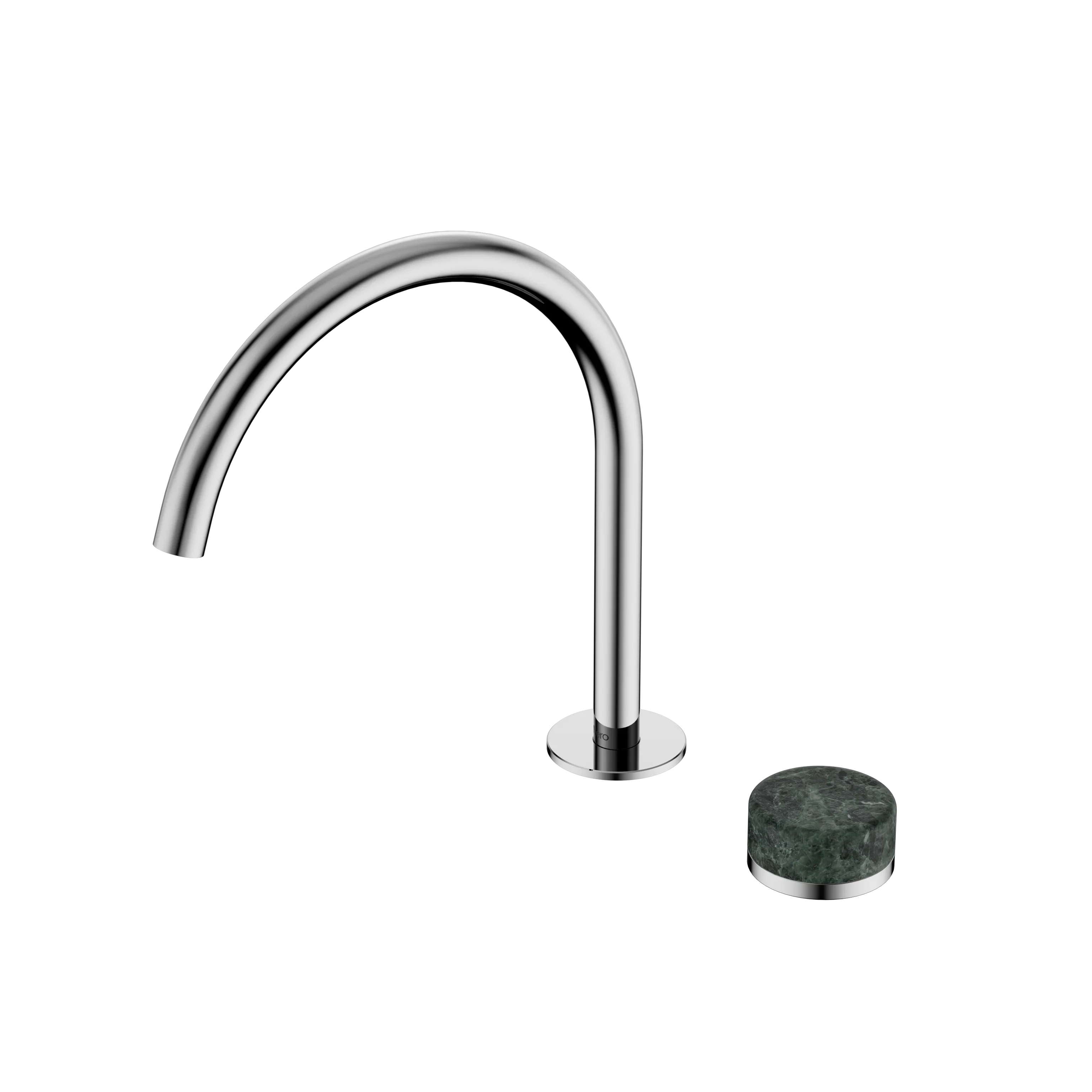 Nero Serenity Progressive Bath/Kitchen Mixer Arc Spout With Verde Alpi Handle