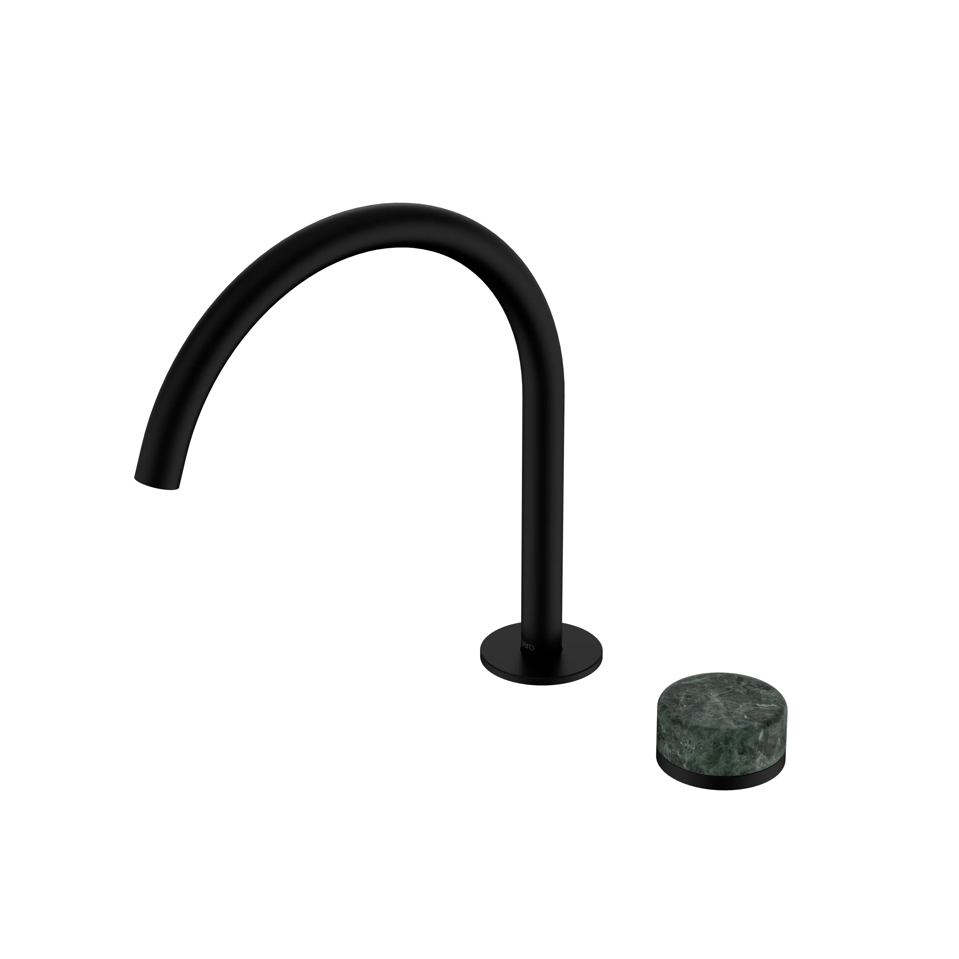 Nero Serenity Progressive Bath/Kitchen Mixer Arc Spout With Verde Alpi Handle