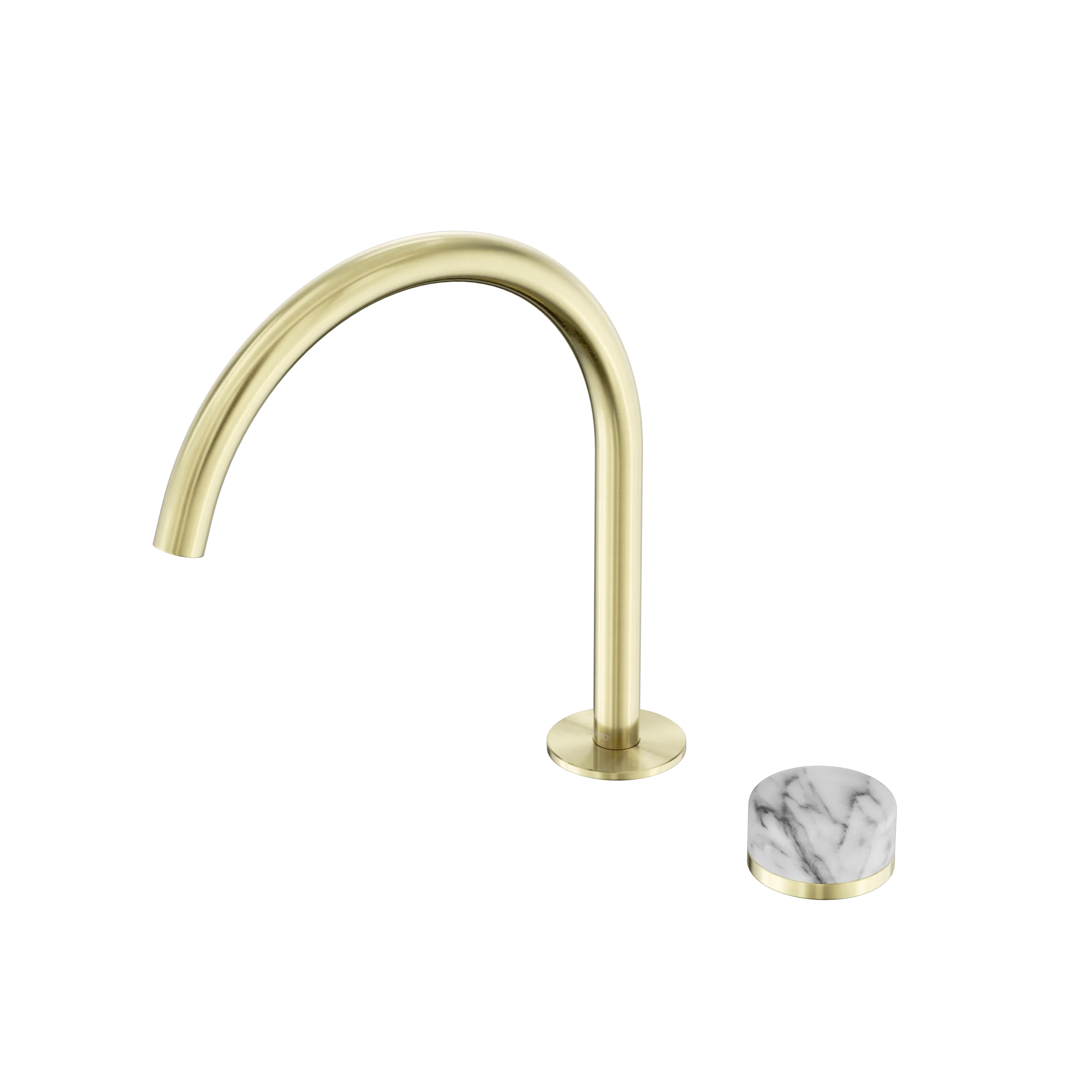 Nero Serenity Progressive Bath/Kitchen Mixer Arc Spout With Arabescato Corchia Handle