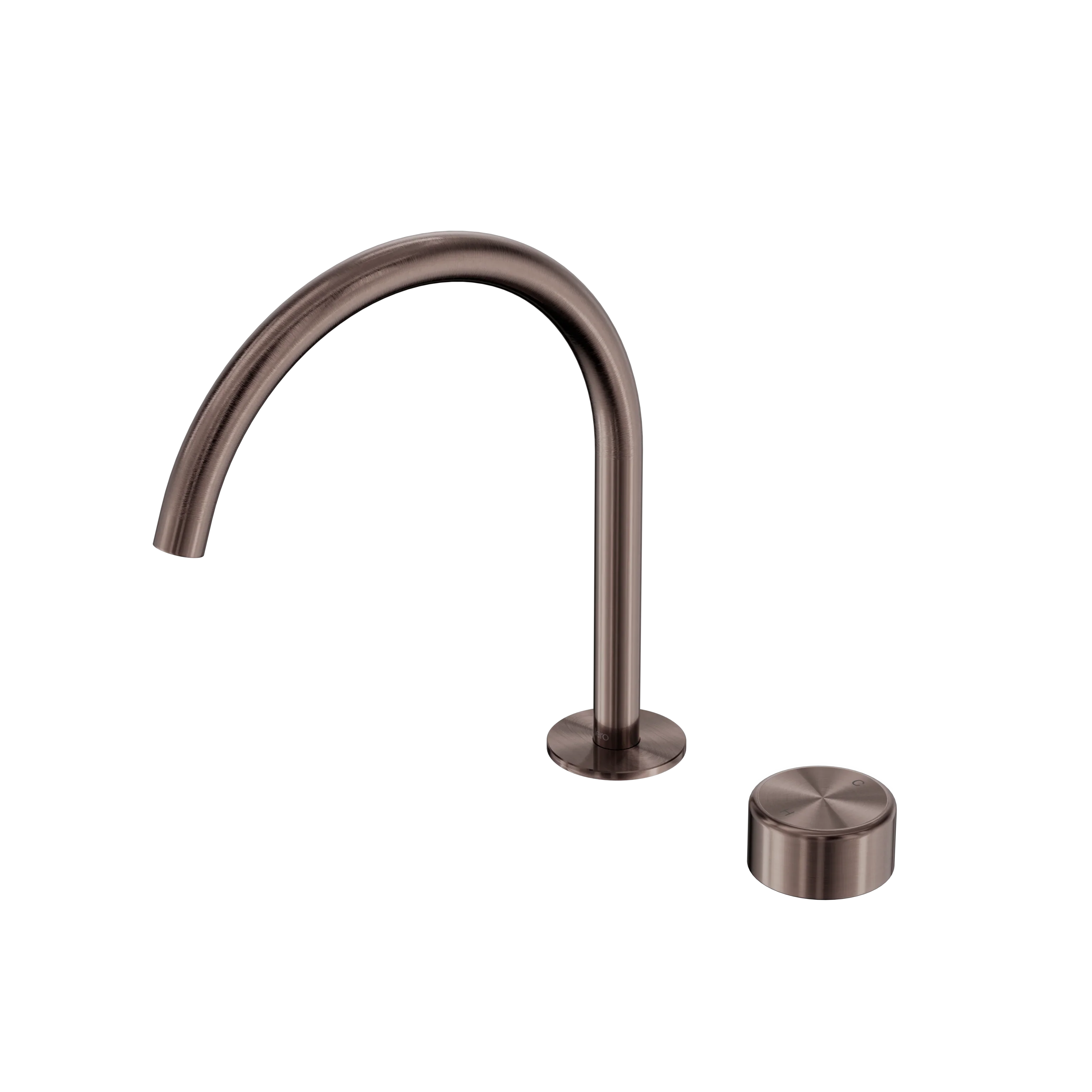 Nero Serenity Progressive Bath/Kitchen Mixer Arc Spout With Metal Handle