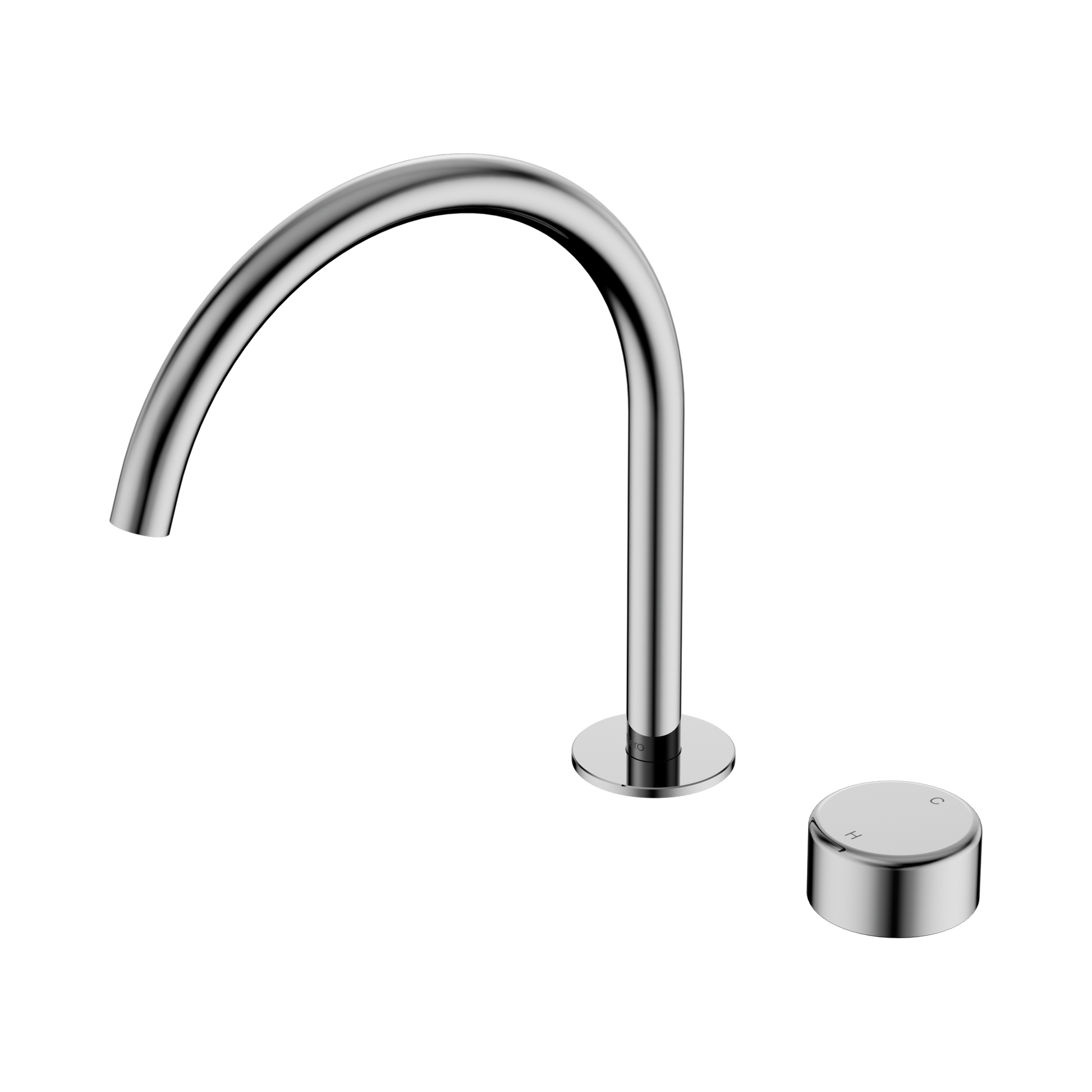 Nero Serenity Progressive Bath/Kitchen Mixer Arc Spout With Metal Handle, Chrome