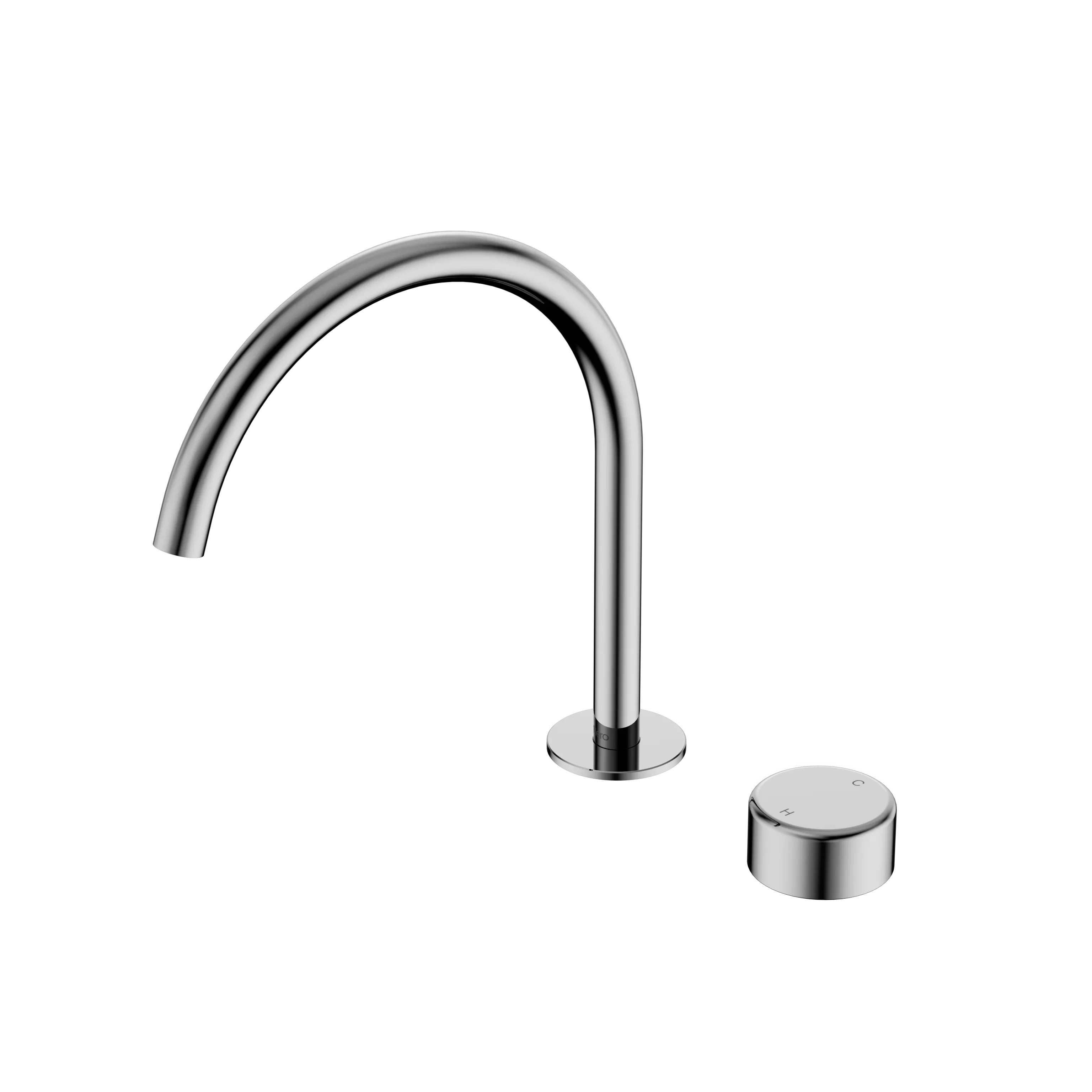 Nero Serenity Progressive Bath/Kitchen Mixer Arc Spout With Metal Handle