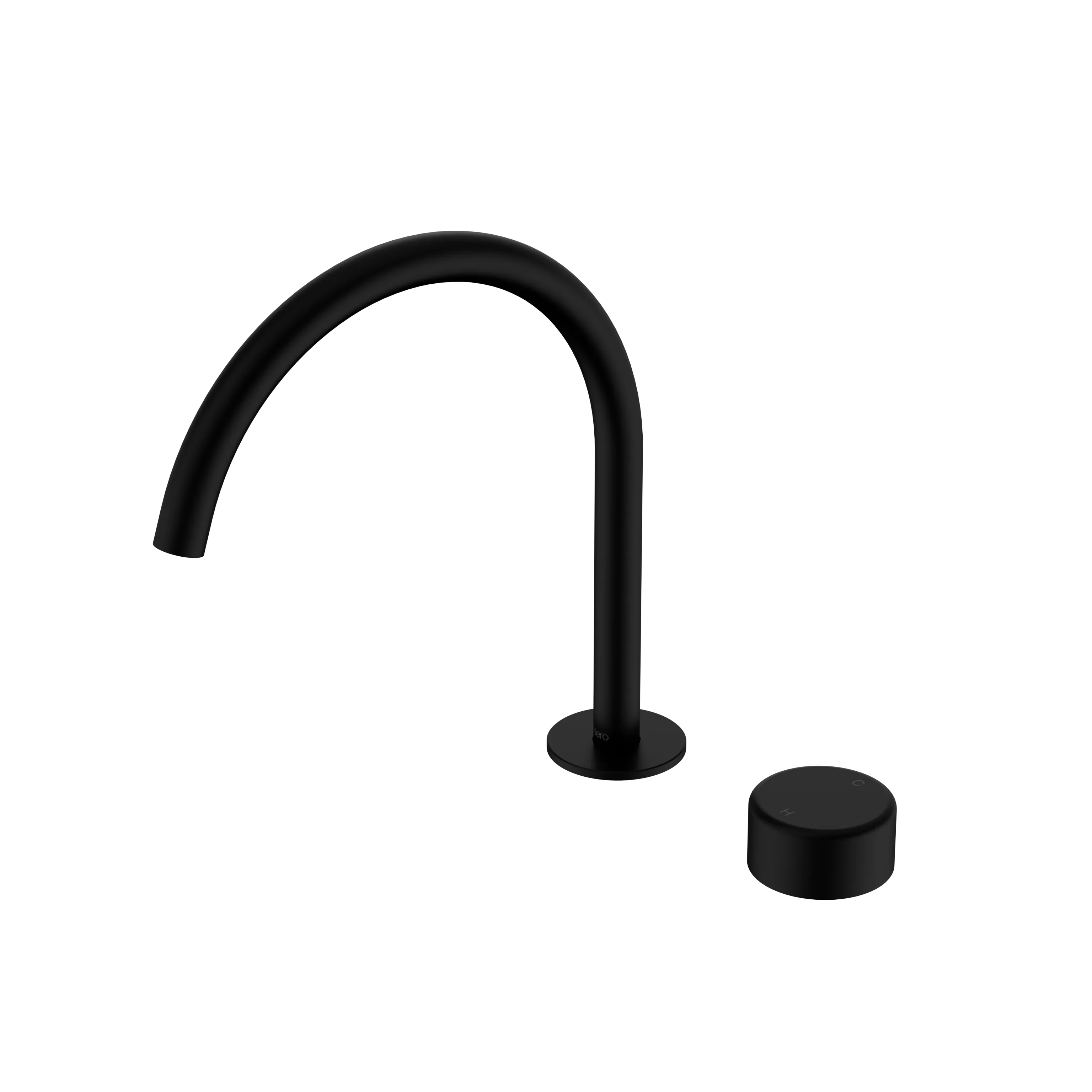 Nero Serenity Progressive Bath/Kitchen Mixer Arc Spout With Metal Handle